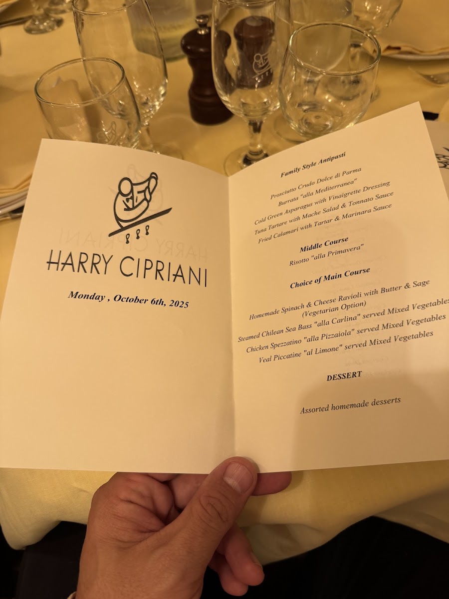 Harry Cipriani Menu - Image 5
